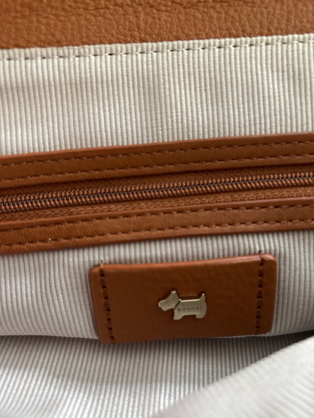 Radley London Burnham Beeches Flap Leather Shoulder Bag Rusty -Tan - Picture 8 of 13